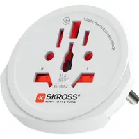 Skross 1103165 Adaptateur de voyage Pro Light World