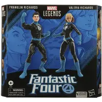 Hasbro Fantastic Four Legends Series Franklin Richards Y Valeria Richards Figure Bleu Enfants
