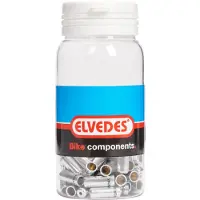 Elvedes 4.2 Mm Shift Cable Sleeve Ferrules 50 Units Argenté