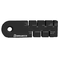 Brakco Brake Pad/disc Wear Gauge Tool Argenté