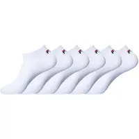 FILA FI/1/CSX6/TCF91 Lot de 6 paires de chaussettes homme blanc - 43/46