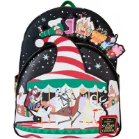 Loungefly Journey To Christmas Town Nightmare Before Christmas Disney Backpack Noir