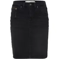 Pulz Jeans Jupe 'Karolina' noir denim