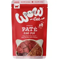 WOW Cat Adult 12 x 125 g pour chat - pur bœuf