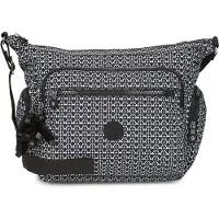 Kipling Sac à bandoulière 'GABBIE' noir / blanc