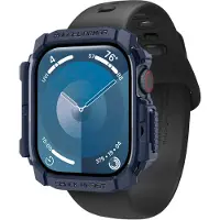 Spigen Coque Rugged Armor Apple Watch 10 / 11 - 42 mm - Navy Blue