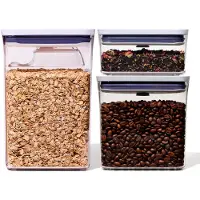 Oxo Contenants de cuisine rectangulaires POP (B) - Lot de 3. - Good Grips /