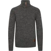 !Solid Pull-over 'Philostrate' marron / gris foncé