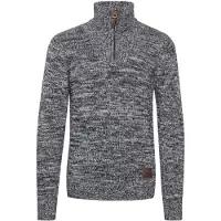 !Solid Pull-over 'Philostrate' bleu / marron / blanc