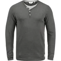 !Solid T-Shirt 'Doriano' gris chiné