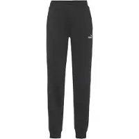 Puma Pantalon de sport 'ESS No. 1' noir / blanc