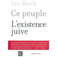 Armand Colin Ce peuple - L'existence juive