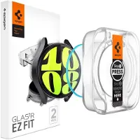 Spigen Protection d'écran EZ FIT Glas.tR avec applicateur pour Samsung Galaxy Watch 7 - 44 mm - Transparent