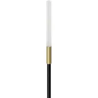 Lombardo Linfa 80 Borne de Sol Black | Brass | 4000K IP66 Ampoule Incluse