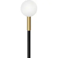 Lombardo Linfa O 120 Borne de Sol Black | Brass | 4000K IP66 Ampoule Incluse