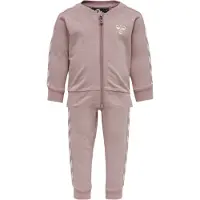 Hummel Survêtement rose ancienne / blanc
