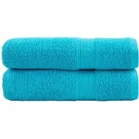 vidaXL Serviettes de bain de qualité supérieure SOLUND 2 pcs 600g/m²