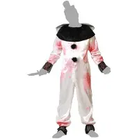 Atosa Clown Halloween Men Costume Multicolore 2XL Enfants