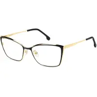 Carrera Lunettes de Vue 3047 54/17/140 Black gold Metal frames WOMAN 3047
