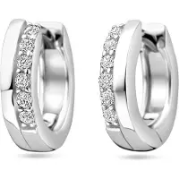 TFT klapoorringen zirkonia - 12.5 mm - Zilver, (Argent)