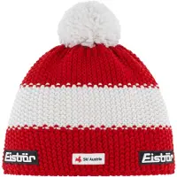 Eisbar Bonnet 'Star Pompon MU SKA' rouge