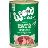 WOW Cat Adult 6 x 400 g pour chat - pur poulet