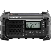 Sangean MMR-99 DAB noir Radio d'urgence/à manivelle/solaire
