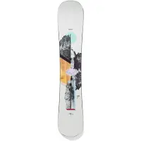 Burton - Snowboard all mountain - Hideaway 2026 pour Femme en Bois - Taille 152 cm - Blanc