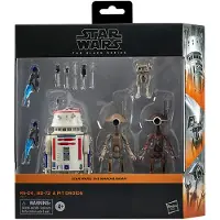 Hasbro Star Wars : The Mandalorian Black Series Pack de 4 figurines R5-D4, BD-72 & Pit Droids