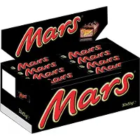 Mars Barres Chocolat Au Lait Caramel Singles 32x51g - Délicieux Snack Gourmand Au Chocolat Fondant, Parfait Pour Plaisir Et Énergie, 1632g