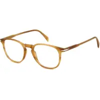 David Beckham Lunettes de Vue DB 1160 49/20/145 Yellow horn Acetate frames MAN DB 1160