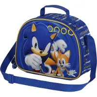 KARACTERMANIA Sonic The Hedgehog - SEGA Tails Sac à Goûter 3D, Bleu