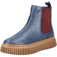 Andrea conti Bottines saphir / rouge foncé