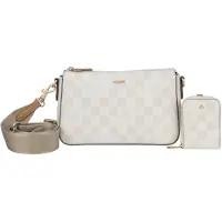 JOOP! Sac à bandoulière 'Cortina Piazza Jasmina' beige / écru / blanc