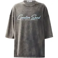 Vamos T-Shirt bleu / marron
