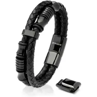 SERASAR Bracelet 'Spirit' noir