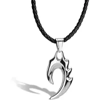 SERASAR Chaîne 'Flame' argent