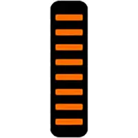 Rrp Attache-câble ProGuard - Arrière - Autocollant - Orange