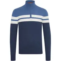 Blend Pull-over 'Naresh' bleu / blanc