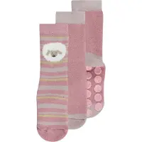 Ewers Chaussettes jaune / pierre / rose ancienne / blanc