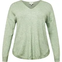ONLY Carmakoma Pull-over 'Margareta' vert chiné