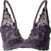 Triumph Soutien-gorge 'Sensual Spotlight' gris foncé / noir / blanc