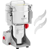 Royal Catering Moulin à épices électrique - 2000 g - 21 x 9.5 cm - 3400 W -