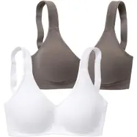 Petite fleur Soutien-gorge gris / blanc