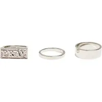 Mister tee Bague 'Pray' argent