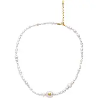Maanesten Chaîne 'MAGGIE' or / blanc perle