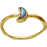 Maanesten Bague 'DORIS' bleu / or