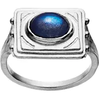 Maanesten Bague 'Roxxane' saphir / argent