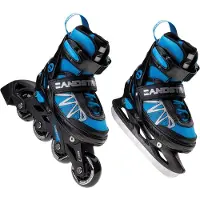 Zandstra Patins/Rollers 2-in-1 Combo (réglable)