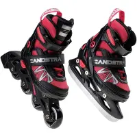Zandstra Patins/Rollers 2-in-1 Combo (réglable)
